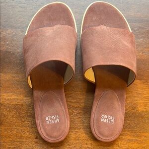 Eileen Fisher- Never Worn- Women's Edge Slide Sandals 9